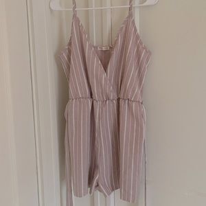 Light Pink Romwe Romper